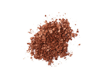 Beige shiny crashed eyeshadow