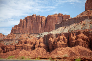 Fototapeta premium Clay Cliffs and Sandstone