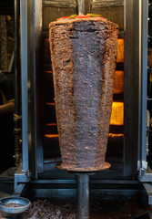 Traditional Turkish Doner Kebab grill