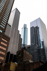 Fototapeta na wymiar New York City's skyscrapers 