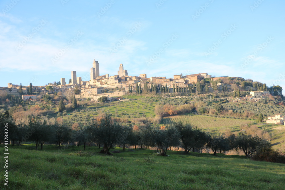 Wall mural san gimignano