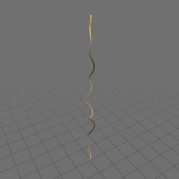 Long decorative ribbon