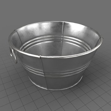 Metal tub