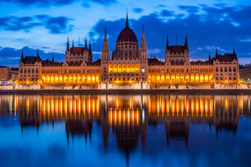 Hungarian Parliament at sunrise