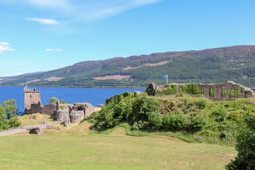 old castle on the hill