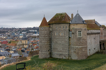 The castle- museum of Dieppe in Normandy