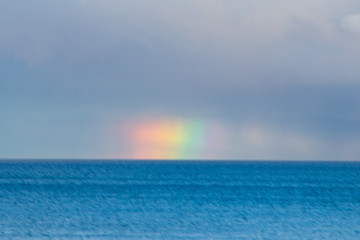 rainbow on horizon