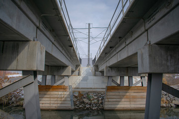 Fototapeta premium bridge over Jordan River