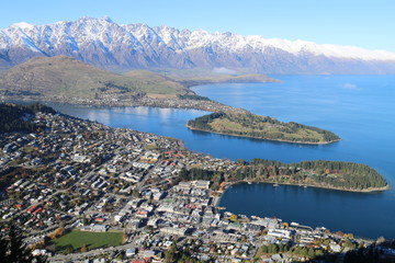 Fototapeta na wymiar View of Queenstown New Zealand