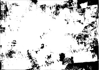 Obraz premium Black Handmade Print Texture On White Paper
