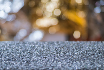 Abstract Magic Shiny Background - Glittering Effect With Golden Bokeh