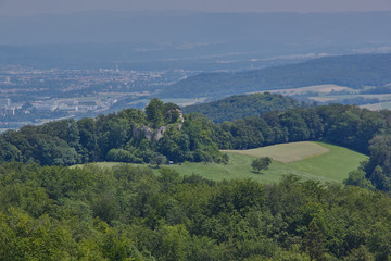 Fototapeta na wymiar Die Burg Neu-Schauenburg bei Frenkendorf