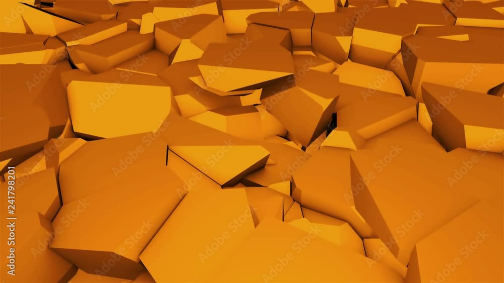 Poster random 3d rendering dynamic background with different shapes, computer generated backdrop