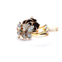 brooch female decoration on the chest Isolate on white background