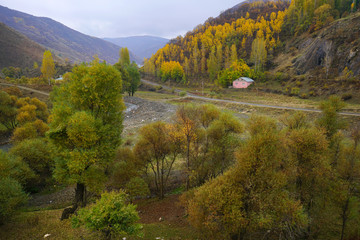 The seasonal  view of Havadorik Valley (derecik), Mus, Turkey