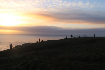 Sunset in Scotland Isle of Skye