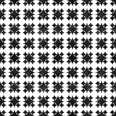 Abstract geometric seamless pattern. Black and white minimalist monochrome watercolor artwork.