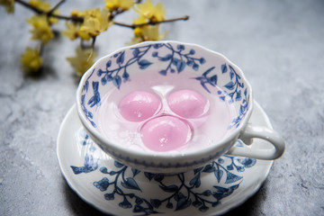 Traditional chinese sweet rice ball