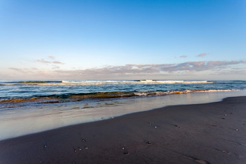 On the Beach looking out of the ocean