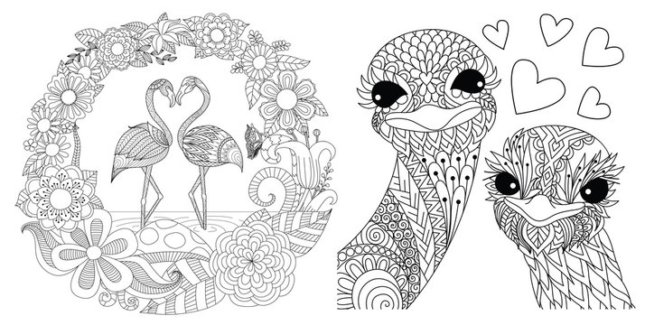 142 Animals Mandala Coloring Pages Graphic by BOO. DeSigns