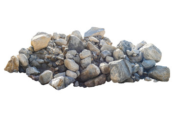 rock isolated on white background