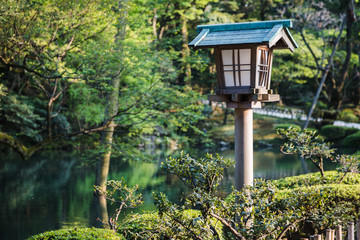 Kenroku-en garden in Kanazawa, Japan