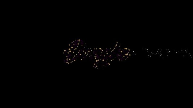 Text Particle Reveal Animations Dangke, Arigato, Grazie, Xiexie