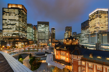 Tokyo station view point from Kitte tower - 241807887