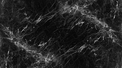 Black marble texture with natural pattern for background