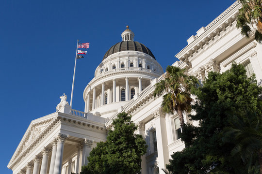 Sacramento, California state capital building. 