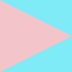 Obraz premium Blue and Pink pastel geometric triangle background