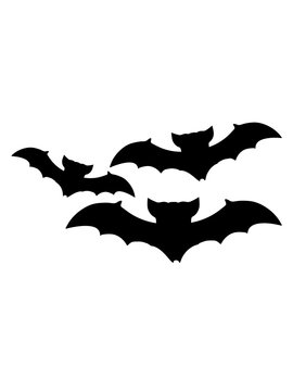 3 freunde schwarm viele muster flughund fledermaus comic cartoon lustig s&uuml;&szlig; niedlich fliegen nacht blutsauger vampir horror halloween gruselig klein clipart