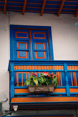 Fototapeta na wymiar Windows in Salento, Colonial Town