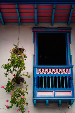 Windows in Salento, Colonial Town