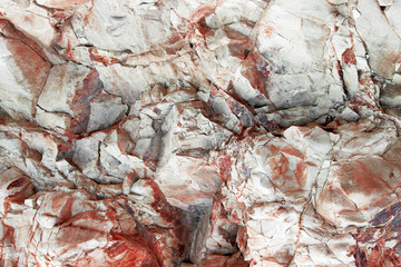 Pink and white rock