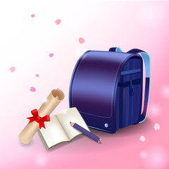 ランドセル　ブルー