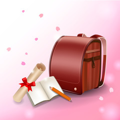 ランドセル　ブラウン