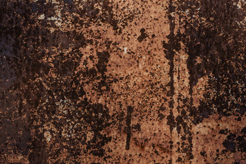rusty metal texture with orange corrosion