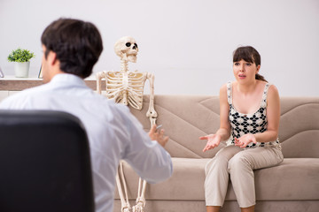 Young patient visiting psychologist for therapy