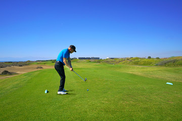 Fototapeta premium the golf player