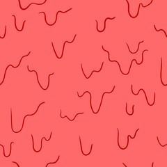 Red pain vector seamless pattern. Vector print