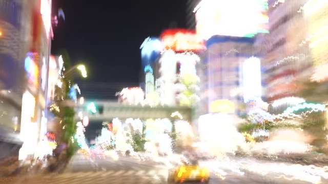 移動映像 / 東京都　 秋葉原周辺（夜景）