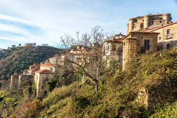 Medieval Village in the Mountains of Southern Italy