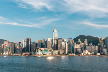 Fototapeta premium Hongkong sunny day