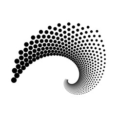 Design spiral dots backdrop - 241828667
