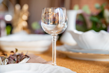 table set for dinner
