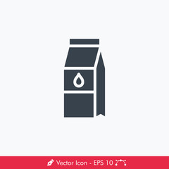 Milk Icon / Vector