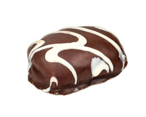 Chocolate chip cookies with icing