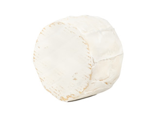 Brie cheese isolated