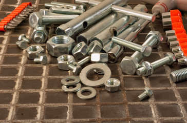 Fototapeta premium End wrenches lying on the workbench